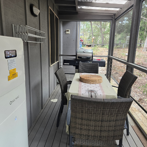 Couran Cove Eco Cabin ECD Balcony Image