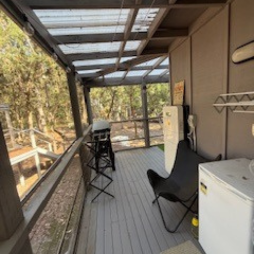 Couran Cove Eco Cabin ECM Balcony Image