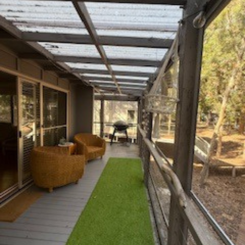 Couran Cove Eco Cabin ECM Balcony Image