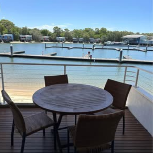 Couran Cove Marina Studio Apartment MR7 Balcony Image