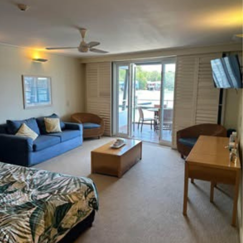 Couran Cove Studio Apartment MR3 Lounge Room Image