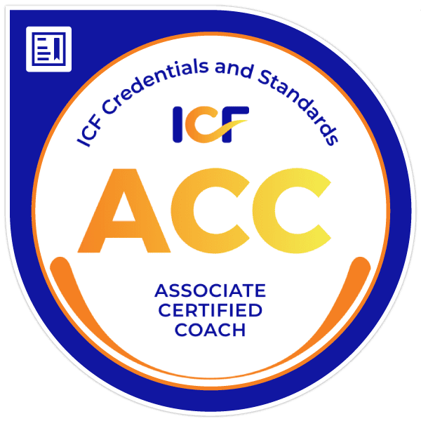 ICF Associate Certified Coach (ACC) credential badge
