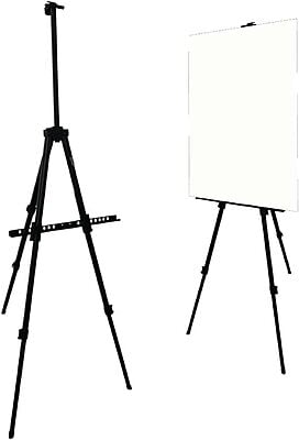 Black Telescopic 1.8m Floor Easel Hire