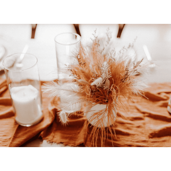 Wild Luxe Collection - Rust Textured Cloth Napkin Hire Wild Luxe Collection - Rust Textured Cloth Napkin Hire