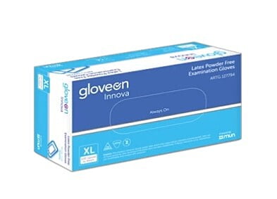 GloveOn Innova Latex Examination Gloves Powder Free Box of 100 GloveOn Innova Latex Examination Gloves Powder Free Box of 100