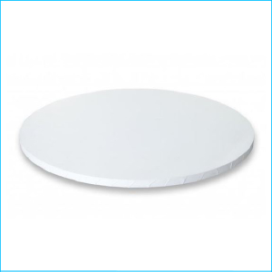 Masonite 5mm thick 10 inch round WHITE cake board Masonite 5mm thick 10 inch round WHITE cake board