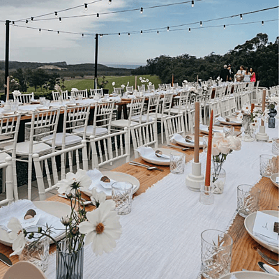 Wild Luxe Collection - White Textured Cloth Napkin Hire Wild Luxe Collection - White Textured Cloth Napkin Hire