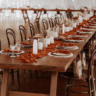 Wild Luxe Collection - Rust Textured Cloth Napkin Hire Wild Luxe Collection - Rust Textured Cloth Napkin Hire