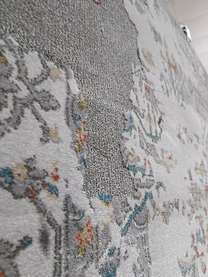 Modern Classic Silver Event Rug Hire - Large