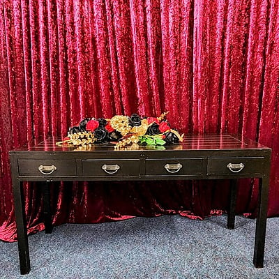 French Provincial White Table - Hire