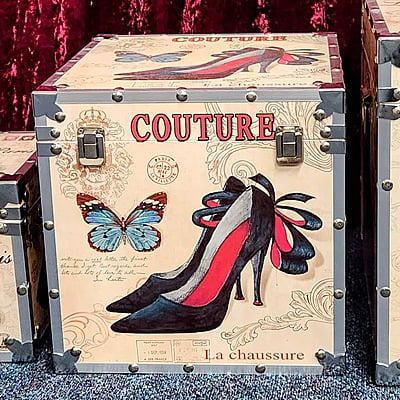 Burlesque Boudoir Elegant Travel Box Hire - Medium