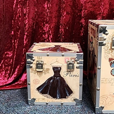 Burlesque Boudoir Elegant Travel Box Hire - Small