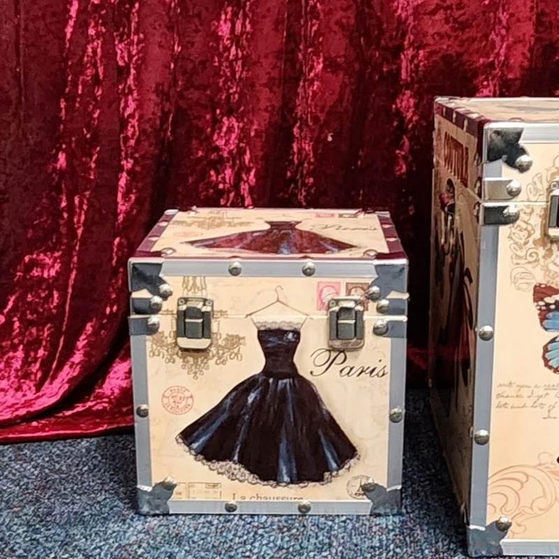 Burlesque Boudoir Elegant Travel Box Hire - Small Burlesque Boudoir Elegant Travel Box Hire - Small