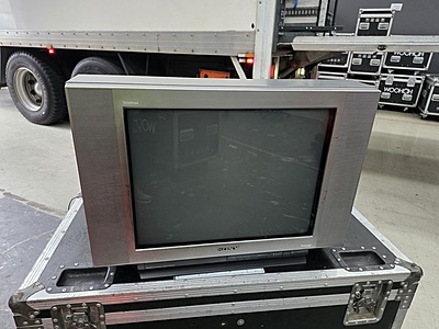 Vintage 24" CRT TV Silver (Sony)