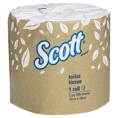 Scott Toilet Tissue 2 Ply 400 Sheet Carton of 48 Scott Toilet Tissue 2 Ply 400 Sheet Carton of 48