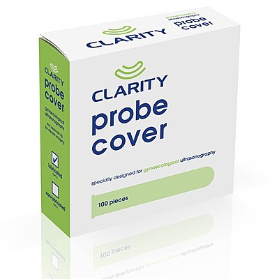 Clarity Lubricated Ultrasound Probe Covers Dispenser Box of 100 Clarity Lubricated Ultrasound Probe Covers Dispenser Box of 100