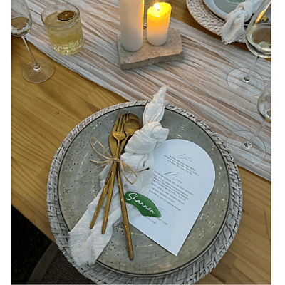 Wild Luxe Collection - White Textured Cloth Napkin Hire Wild Luxe Collection - White Textured Cloth Napkin Hire