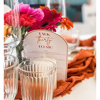 Wild Luxe Collection - Rust Textured Cloth Napkin Hire Wild Luxe Collection - Rust Textured Cloth Napkin Hire