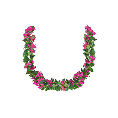 Magenta Bouganvillea Decor Garland or Runner Hure Magenta Bouganvillea Decor Garland or Runner Hure
