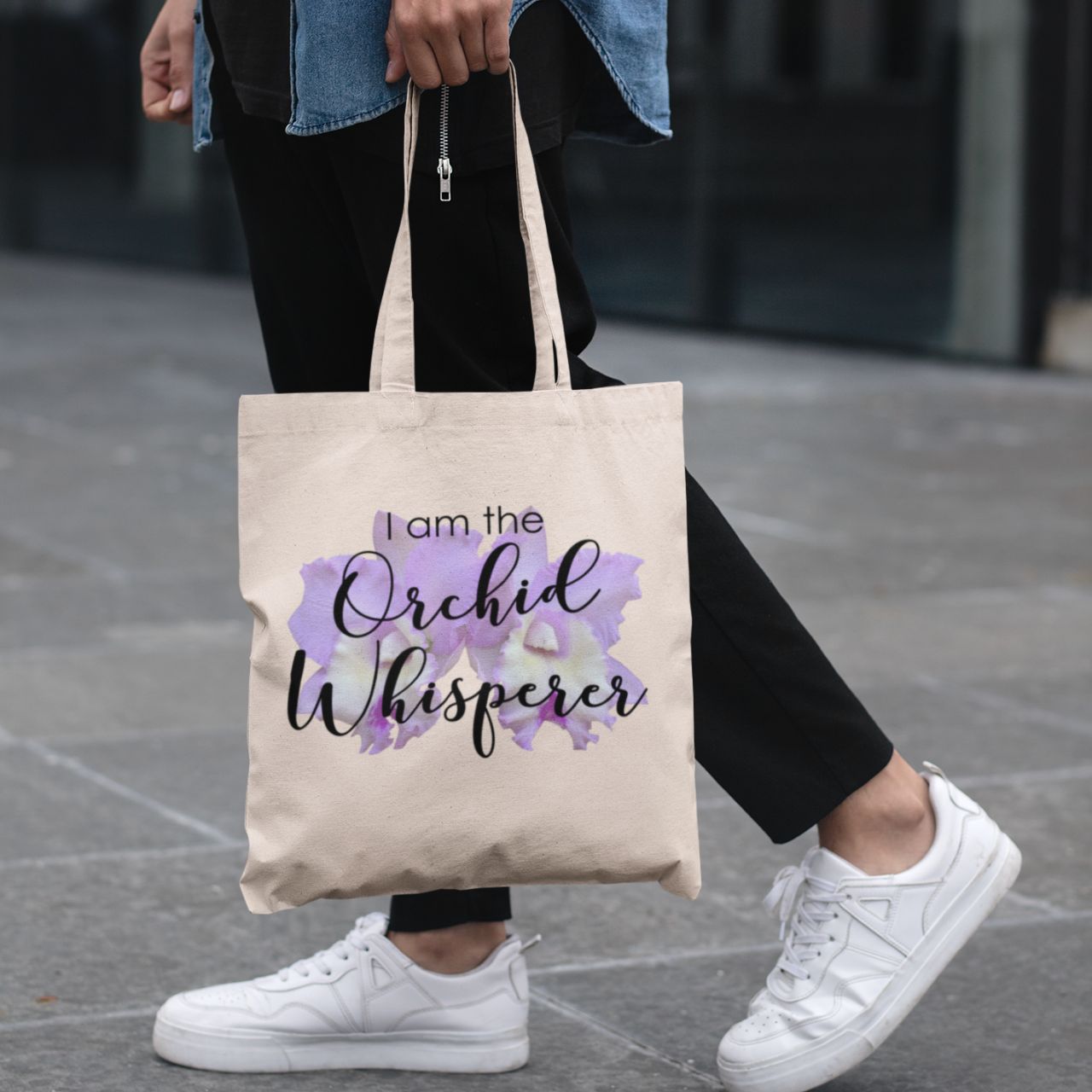 Cat. Chief Pink Diana Orchid Whisperer Tote Bag Cat. Chief Pink Diana Orchid Whisperer Tote Bag
