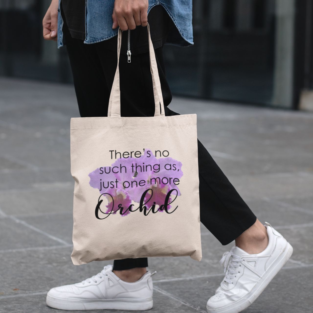 Cat. Peth Rasjrima One More Orchid Tote Bag Cat. Peth Rasjrima One More Orchid Tote Bag