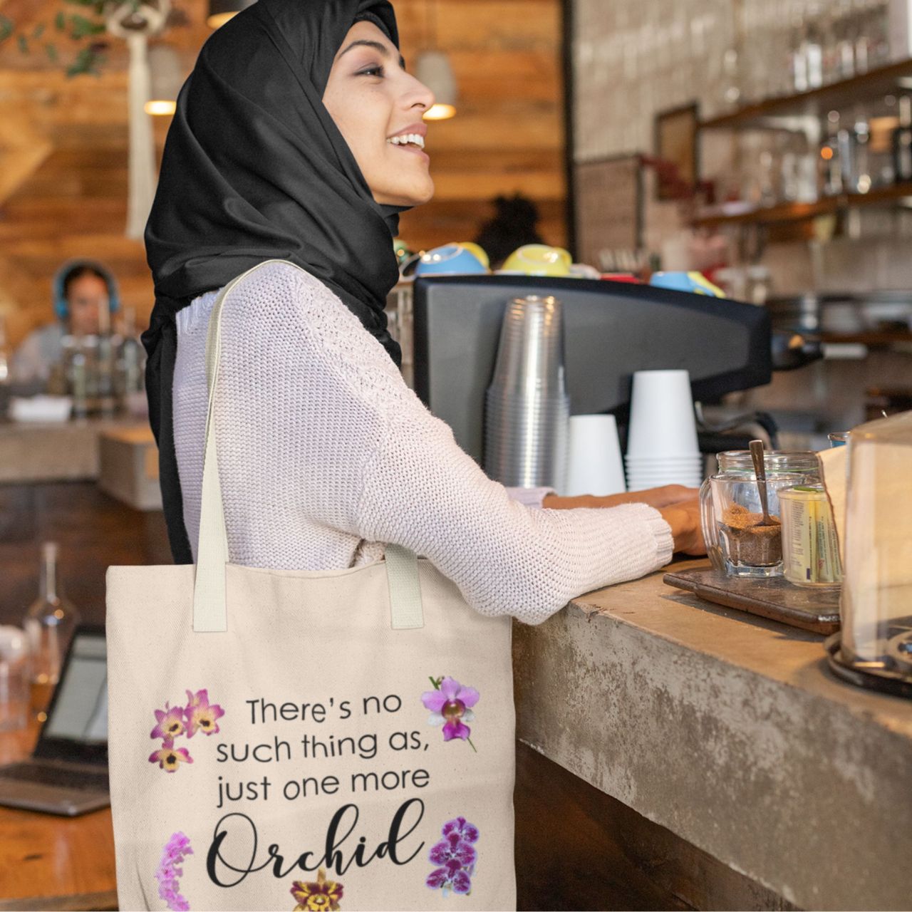 One More Orchid Medium Tote Bag One More Orchid Medium Tote Bag