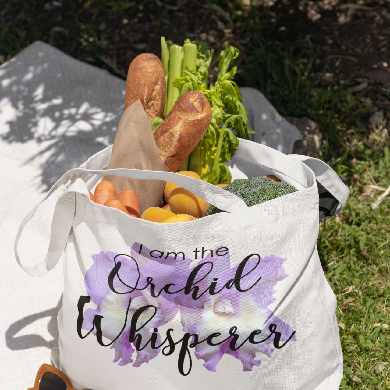 Cat. Chief Pink Diana Orchid Whisperer Tote Bag Cat. Chief Pink Diana Orchid Whisperer Tote Bag