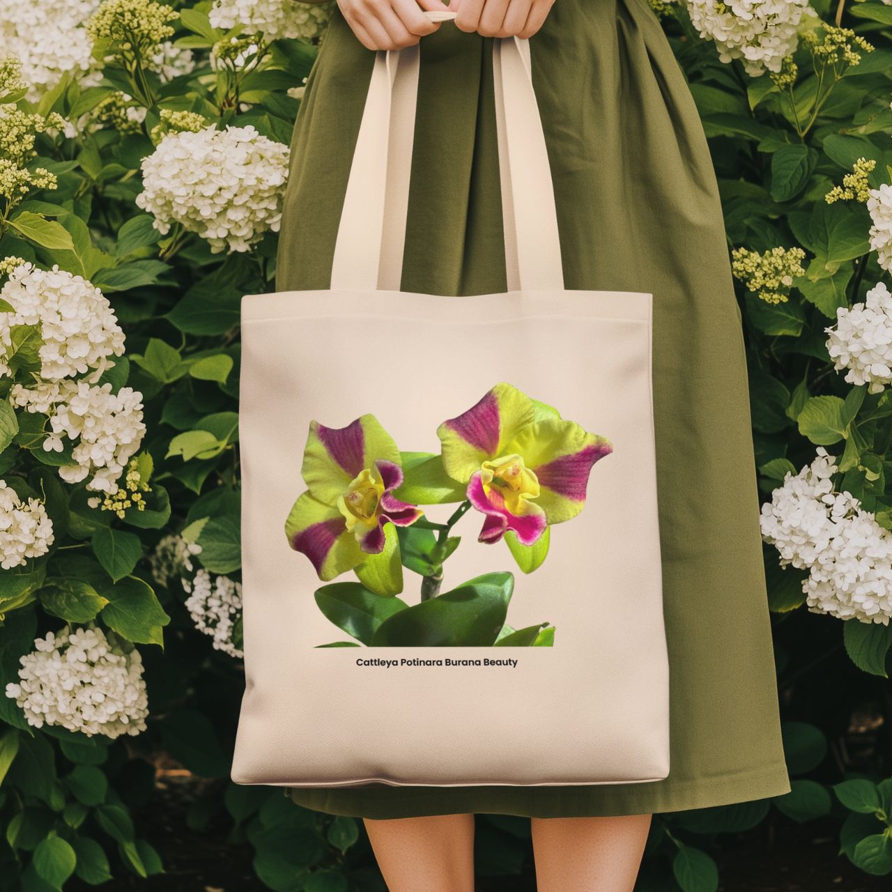 Cat. Potinara Burana Beauty Orchid Tote Bag Cat. Potinara Burana Beauty Orchid Tote Bag
