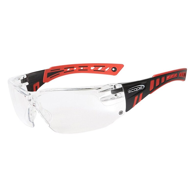ProChoice Speed Red/Black Frame Glasses Clear Lens