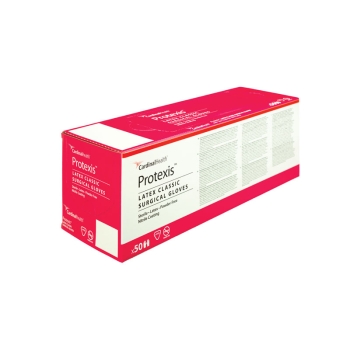 Protexis Latex Classic Powder Free Sterile Surgical Gloves CAR2D72N Box Of 50 Protexis Latex Classic Powder Free Sterile Surgical Gloves CAR2D72N Box Of 50
