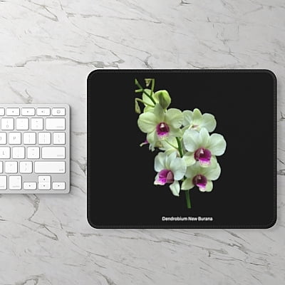Dendrobium New Burana Orchid Mouse Pad Dendrobium New Burana Orchid Mouse Pad
