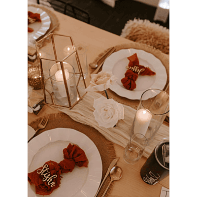 Rustic Coloured Cloth Napkin Hire Rustic Coloured Cloth Napkin Hire