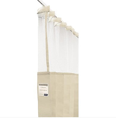 Haines Disposable Antimicrobial Medical Curtains With Mesh Top 4.5x2.3m Box of 8 Haines Disposable Antimicrobial Medical Curtains With Mesh Top 4.5x2.3m Box of 8