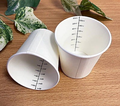 Recyclable Paper Medicine Cups 60ml Carton of 2000 Recyclable Paper Medicine Cups 60ml Carton of 2000