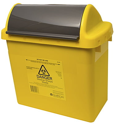 EasyCollect Sharps Container Yellow 12 Litre EasyCollect Sharps Container Yellow 12 Litre