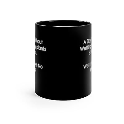 Wetting My Plants Orchid Mug Wetting My Plants Orchid Mug