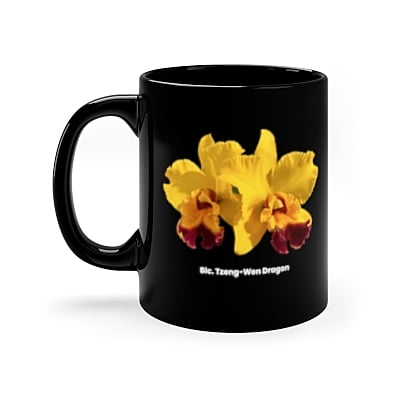 Blc. Tzeng-Wen Dragon Orchid Black Coffee Mug