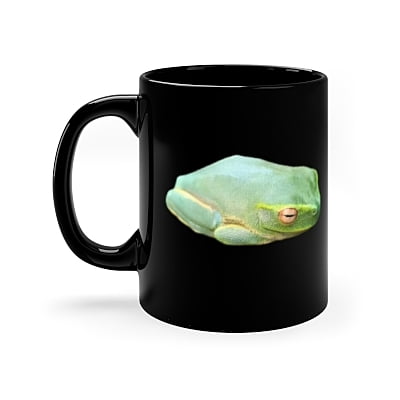 Green Tree Frog Coffee Mug