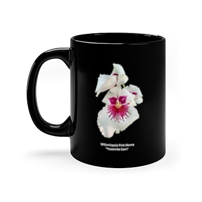 Miltoniopsis Pink Moma "Yosemite Sam" Orchid Mug
