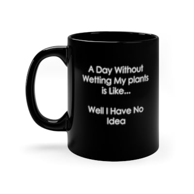 Wetting My Plants Orchid Mug Wetting My Plants Orchid Mug
