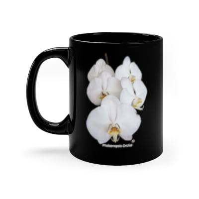 White Phalaenopsis Orchid Mug White Phalaenopsis Orchid Mug