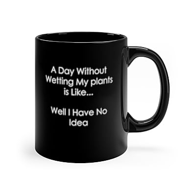 Wetting My Plants Orchid Mug Wetting My Plants Orchid Mug