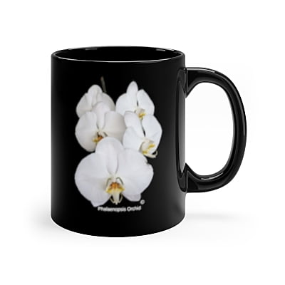 White Phalaenopsis Orchid Mug White Phalaenopsis Orchid Mug