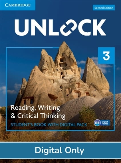 Unlock Reading, Writing and Critical Thinking (2ed) Level 3 Student eBook + Digital Pack
