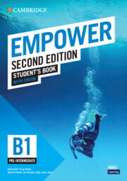 Empower (2ed) - Student Book - Pre-intermediate/B1 + eBook Empower (2ed) - Student Book - Pre-intermediate/B1 + eBook