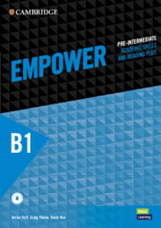 Empower B1(2ed) - Student Book with Digital Pack - Pre-intermediate + Academic Skills and Reading Plus Empower B1(2ed) - Student Book with Digital Pack - Pre-intermediate + Academic Skills and Reading Plus