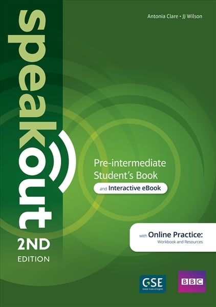 Speakout (2ed) - Student Book and eBook - Pre-Intermediate + Online Code + with Online Practice (2022 upgrade) Speakout (2ed) - Student Book and eBook - Pre-Intermediate + Online Code + with Online Practice (2022 upgrade)