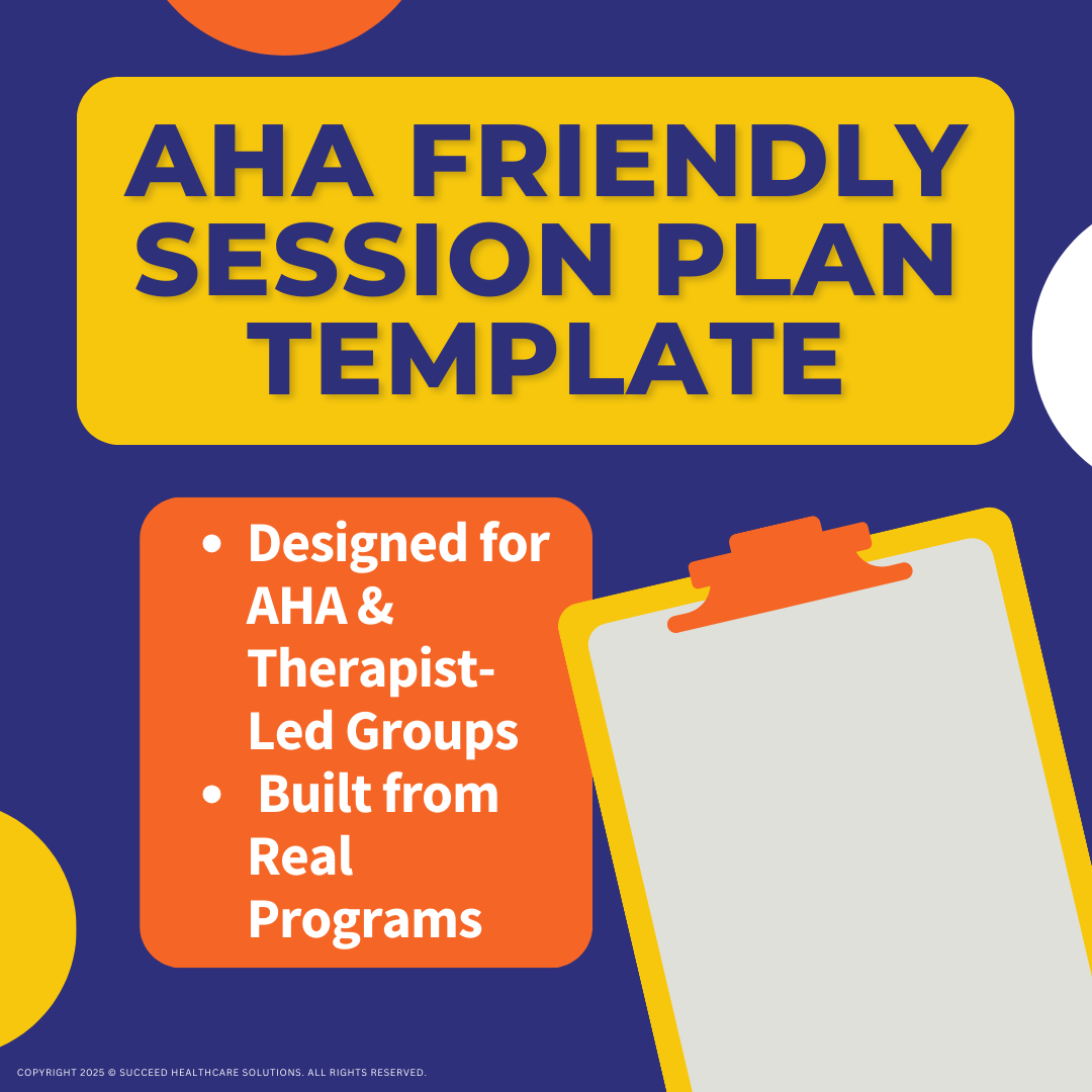 AHA Friendly Session Plan Template