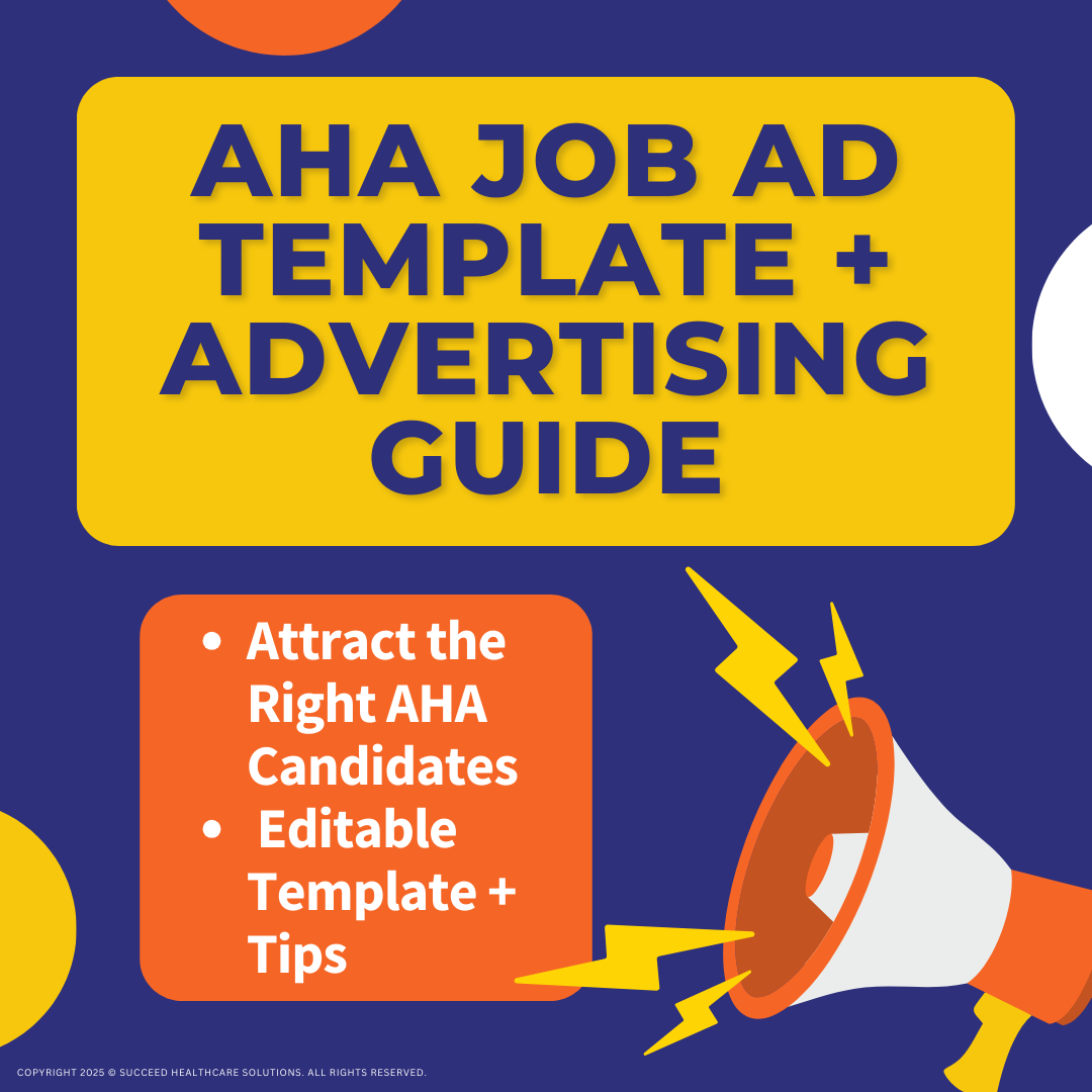 AHA Job Ad Template + Advertising Guide