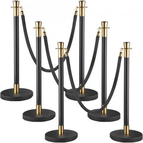 Black & Gold Bollards - Hire Package Black & Gold Bollards - Hire Package